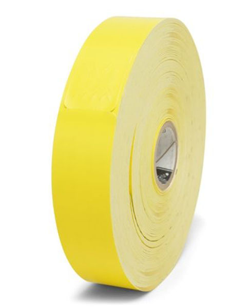 Picture of Zebra Wristbands Roll Z-Band Fun Yellow 25mm x 254mm x 350